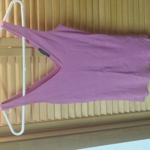 Express Brand Pink V-Neck Tank-Size Small-Like New